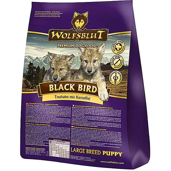 Black Bird Large Breed Puppy - Truthahn mit Süßkartoffel 2 kg
